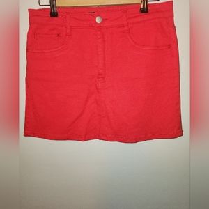 Dollhouse size 11 red mini skirt